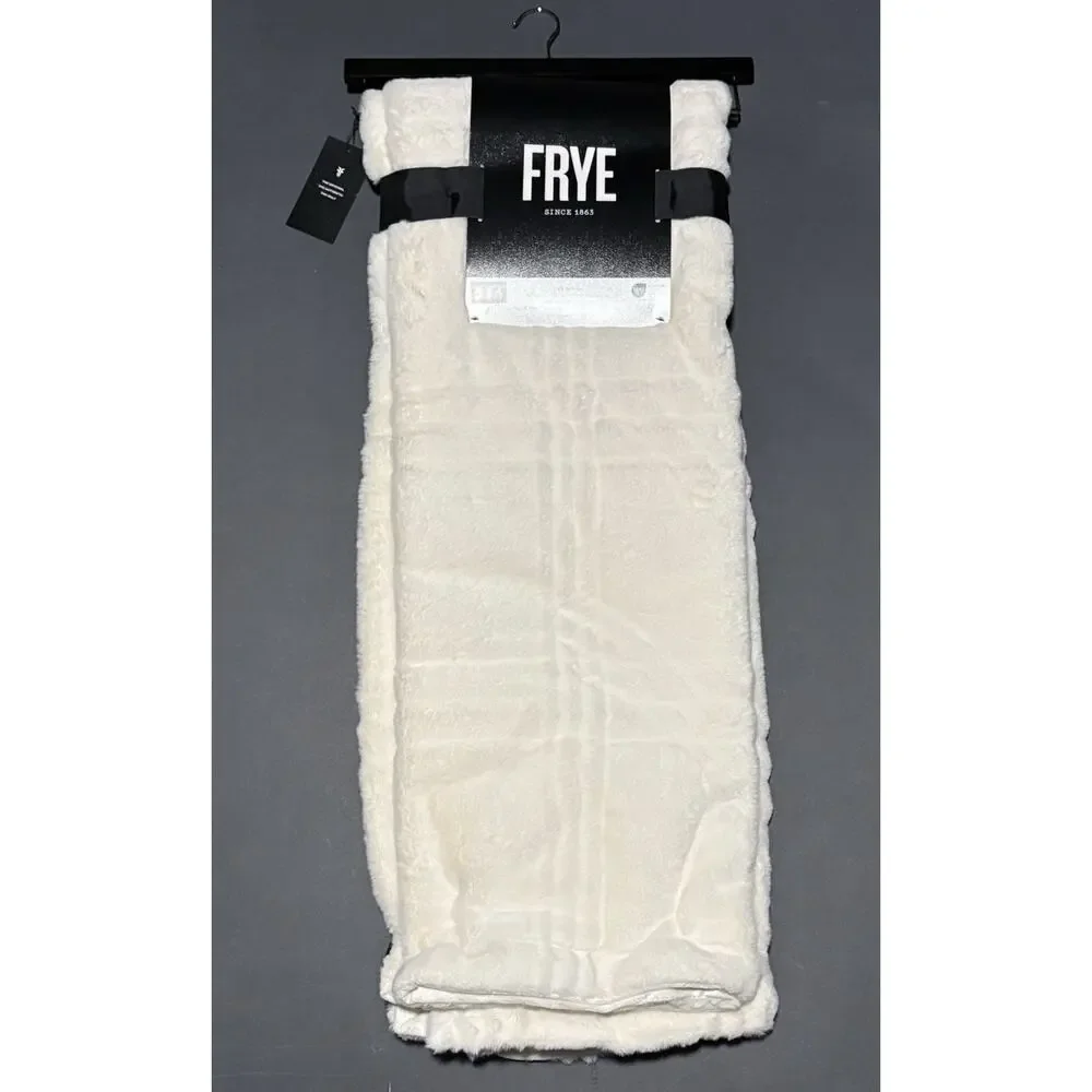 FRYE Faux Fur Throw Blanket 50 x 70